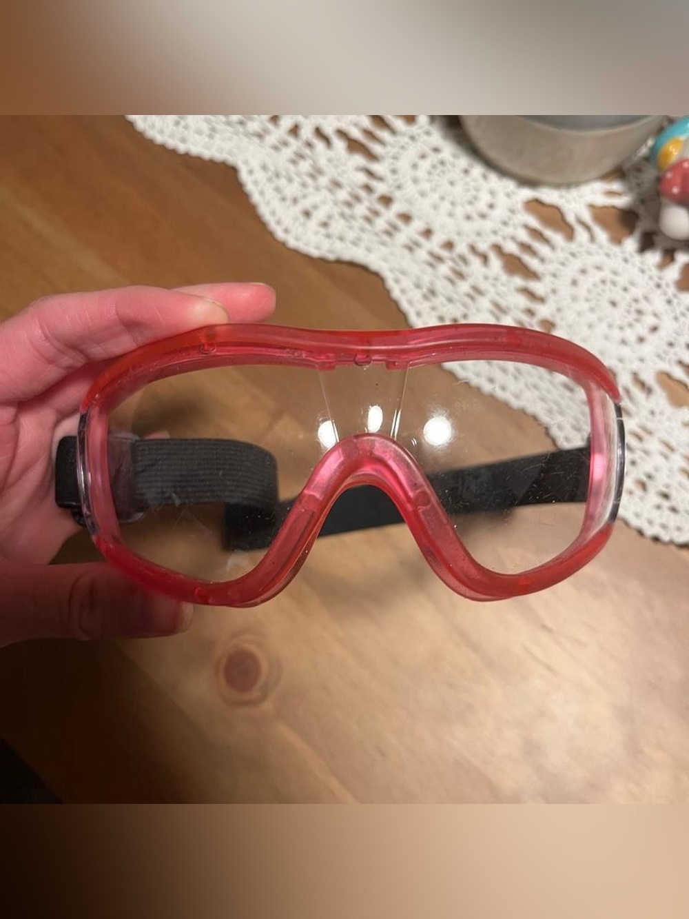 Cute Pink Chemistry safety goggles glasses perfect for lab